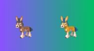 Mudbray and its Shiny form (Image via The Pokemon Company)